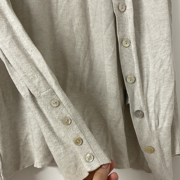 Off White Sussan Long Sleeve Cardigan - Picture 3 of 6